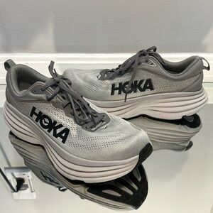 MEN'S HOKA BONDI 8 Grey size 10.5